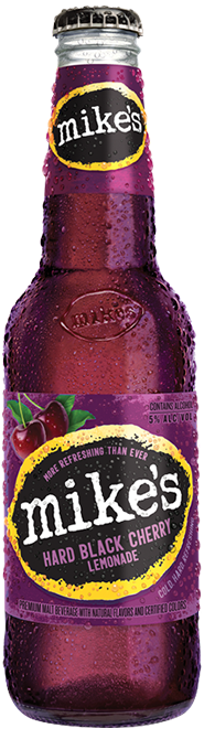 Black Cherry Mike's Hard Lemonade Bottle